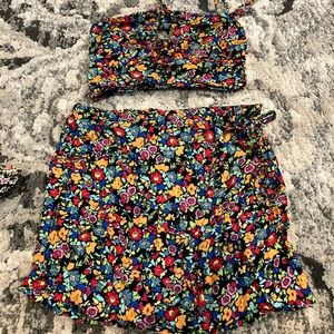 Wild fable skirt and top